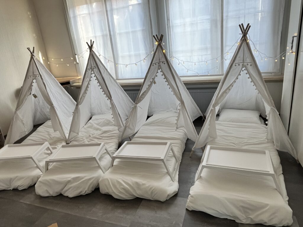 Tipi slaapfeestje tentjes