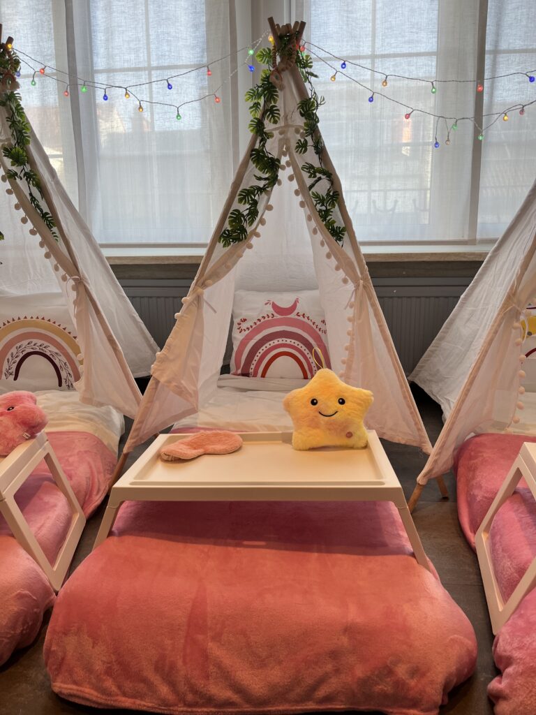 Tipi slaapfeestje tentjes