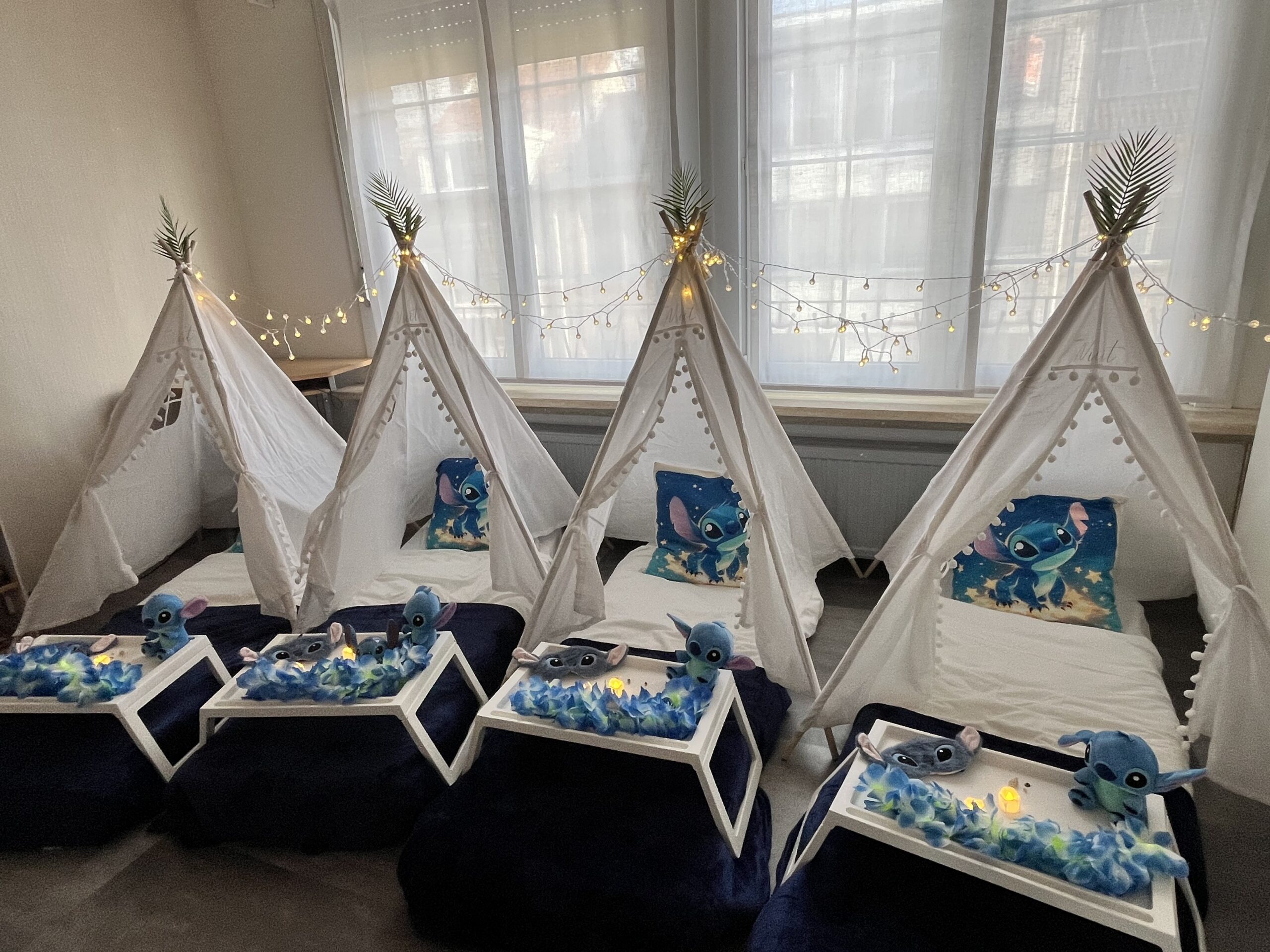 Tipi slaapfeestje tentjes - Lilo & Stitch Tipi slaapfeestje tentjes - Lilo & Stitch