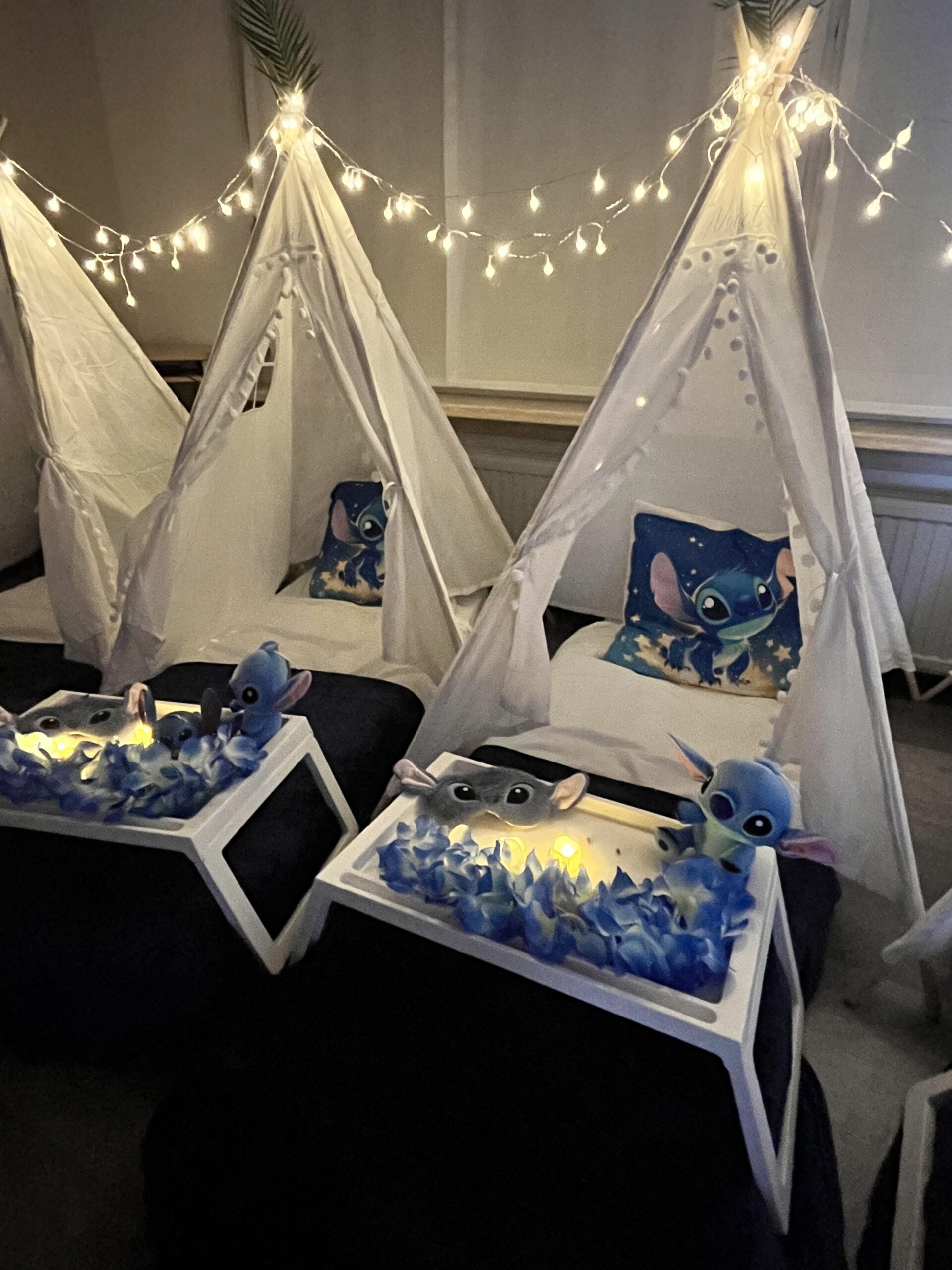 Tipi slaapfeestje tentjes Stitch slaapfeestje Tipi slaapfeestje tentjes Stitch slaapfeestje