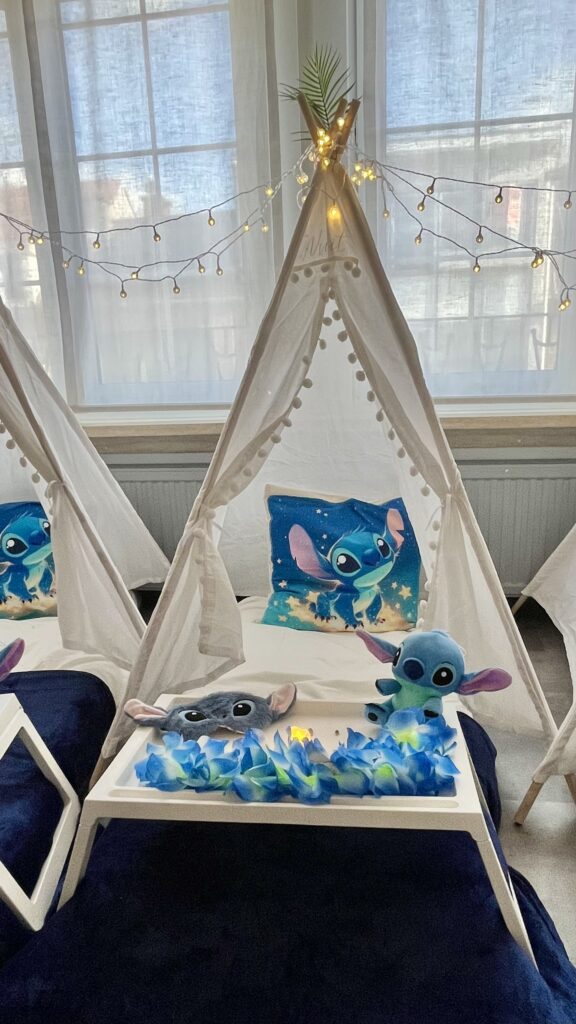 Tipi slaapfeestje tentjes pakket